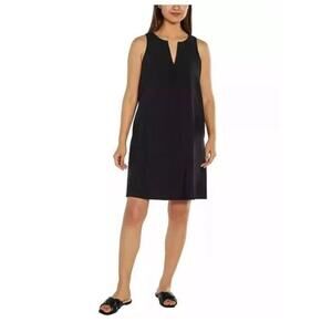 Banana Republic Women's V-Neck Sleeveless Dress, Black, Size Large N9